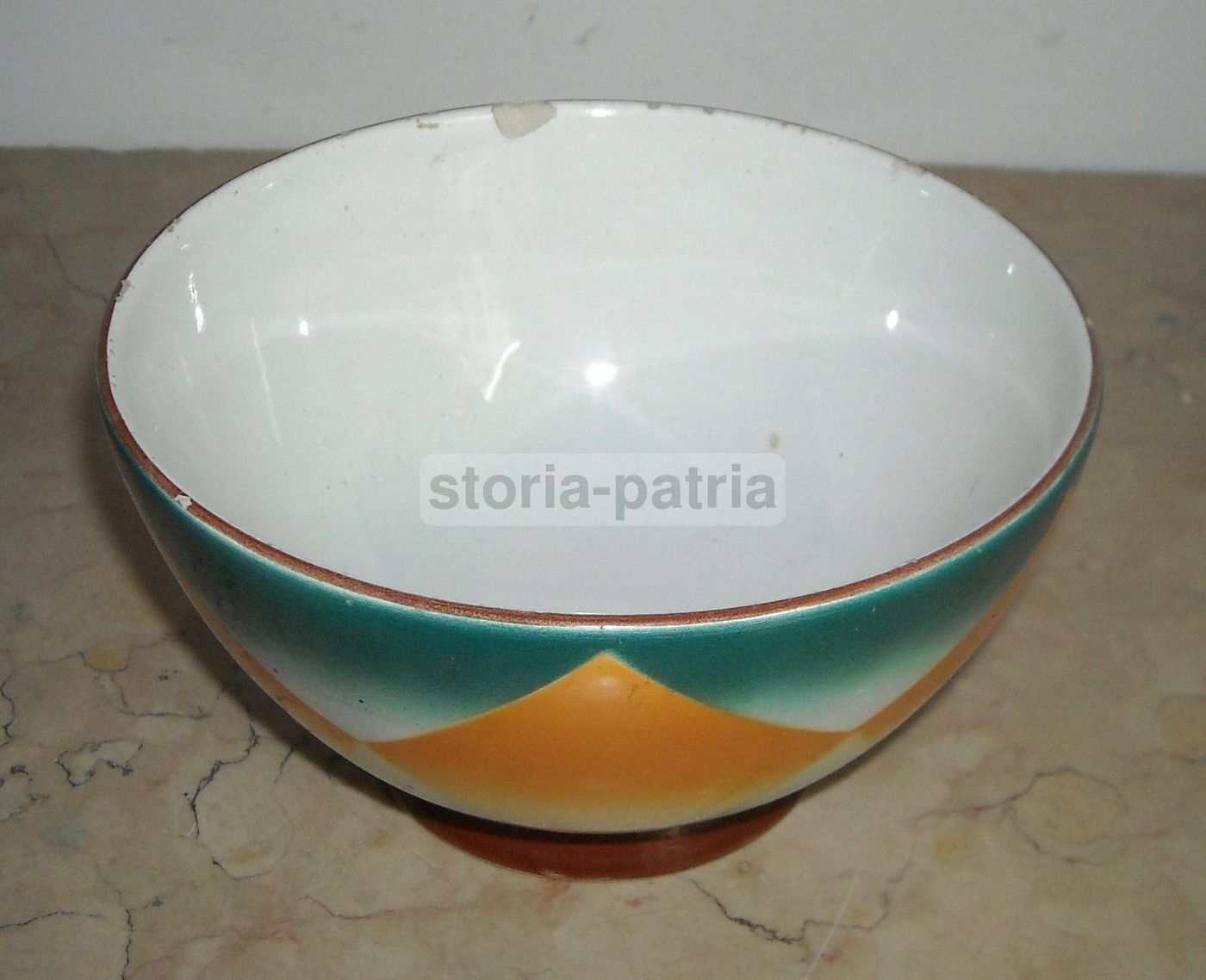 Ceramica Galvani Pordenone Anni '30: Decorazione Geometrica Futurista