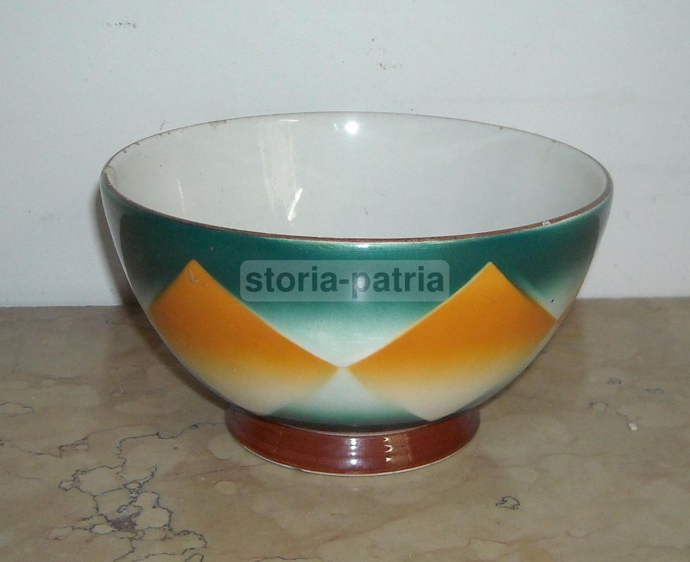 Ceramica Galvani Pordenone Anni '30: Decorazione Geometrica Futurista