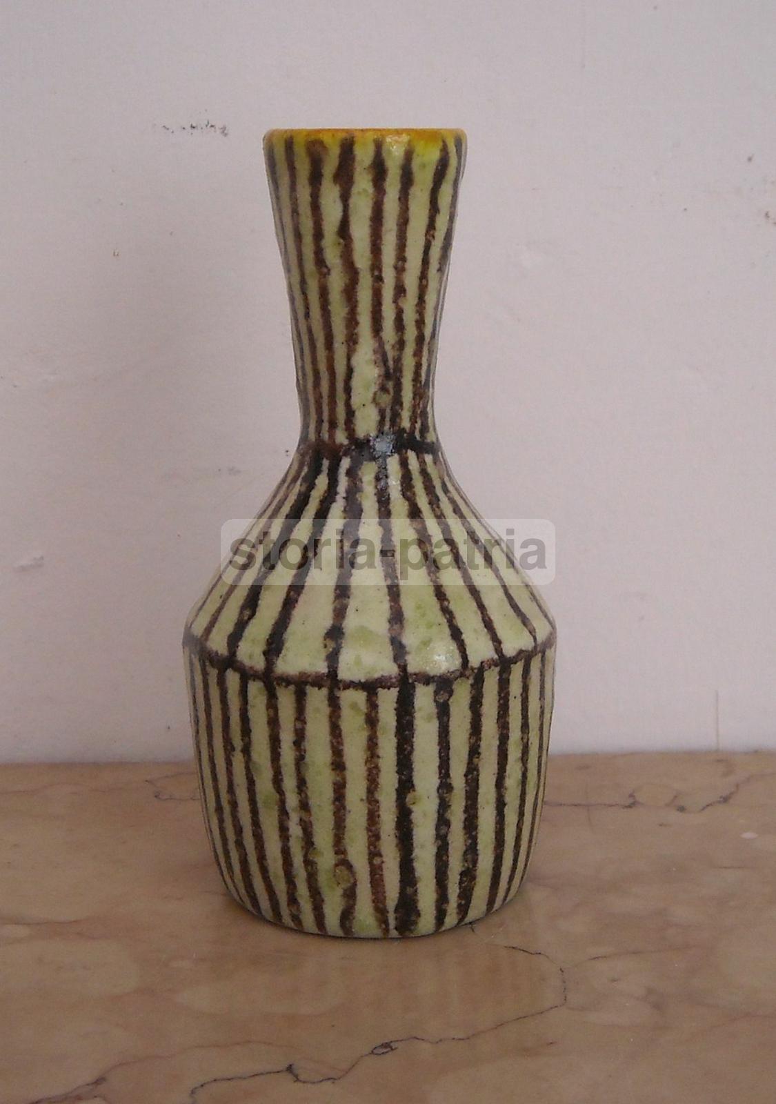 Ceramica La Cava Firmata Anni '50 '60 Vasetto Decorativo Vintage