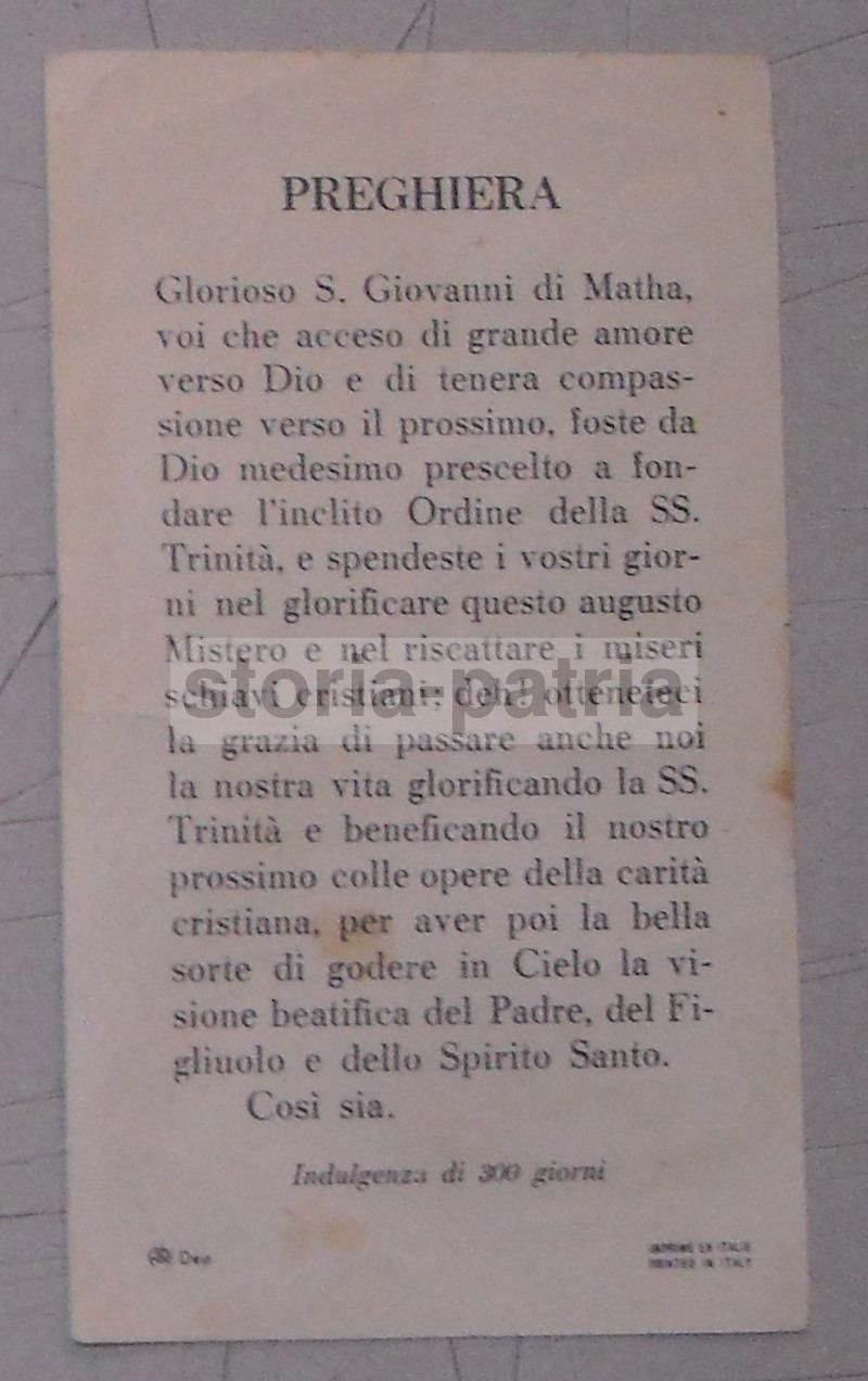 Santino Di San Giovanni Di Matha, Fondatore Dell'Ordine Della SS. Trinità