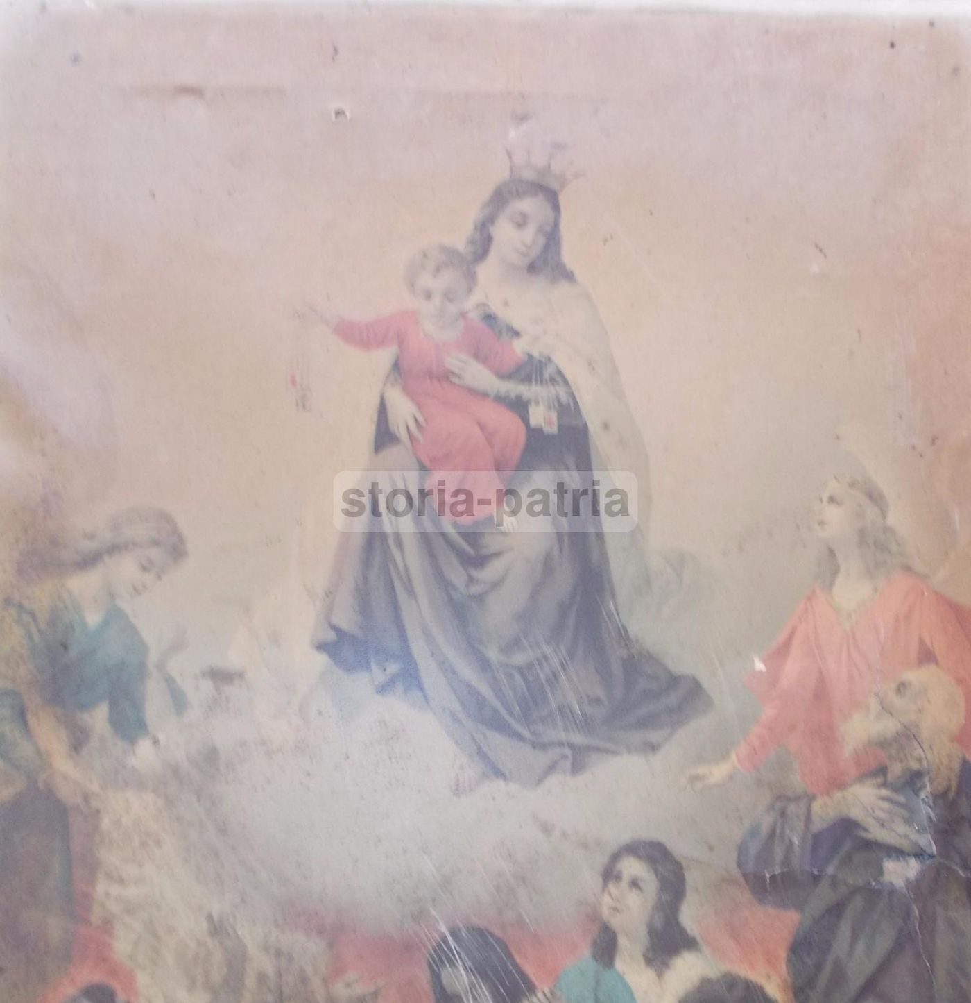 Madonna Del Carmine, Stampa Cromolitografica, Primi '900