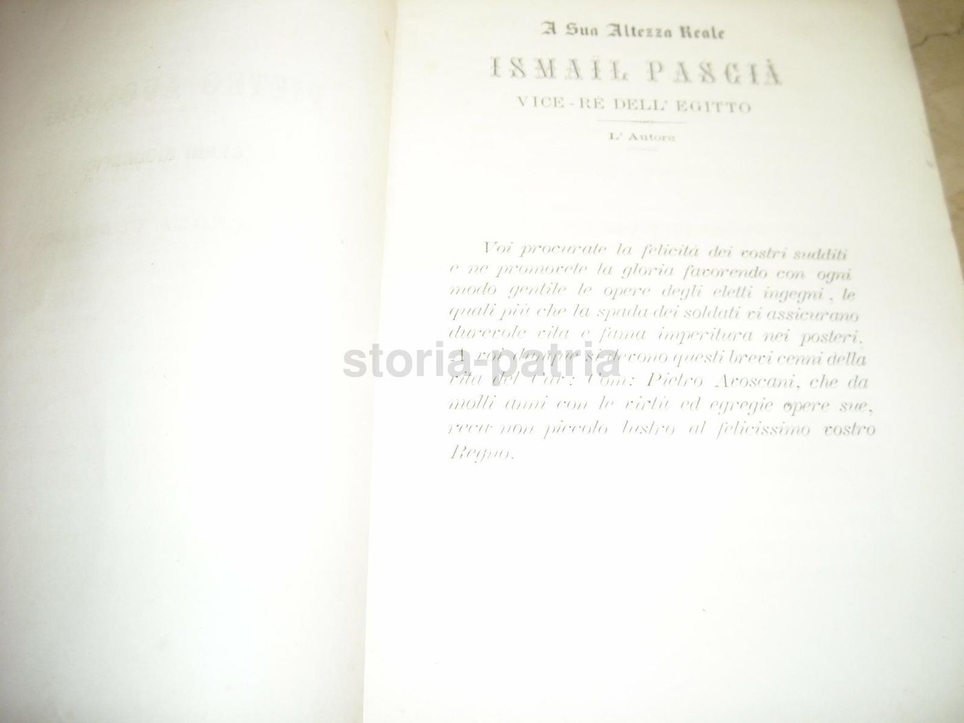 Pietro Avoscani. Biografia Di Niccola Ulacacci, 1870, Livorno, Egitto, Teatro Del Cairo