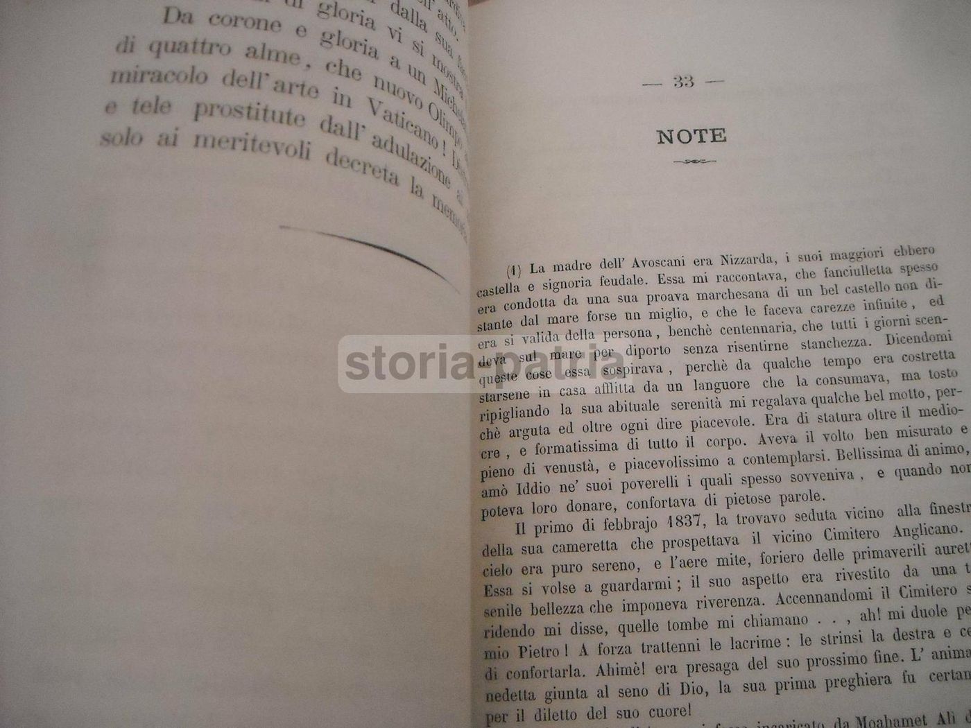 Pietro Avoscani. Biografia Di Niccola Ulacacci, 1870, Livorno, Egitto, Teatro Del Cairo