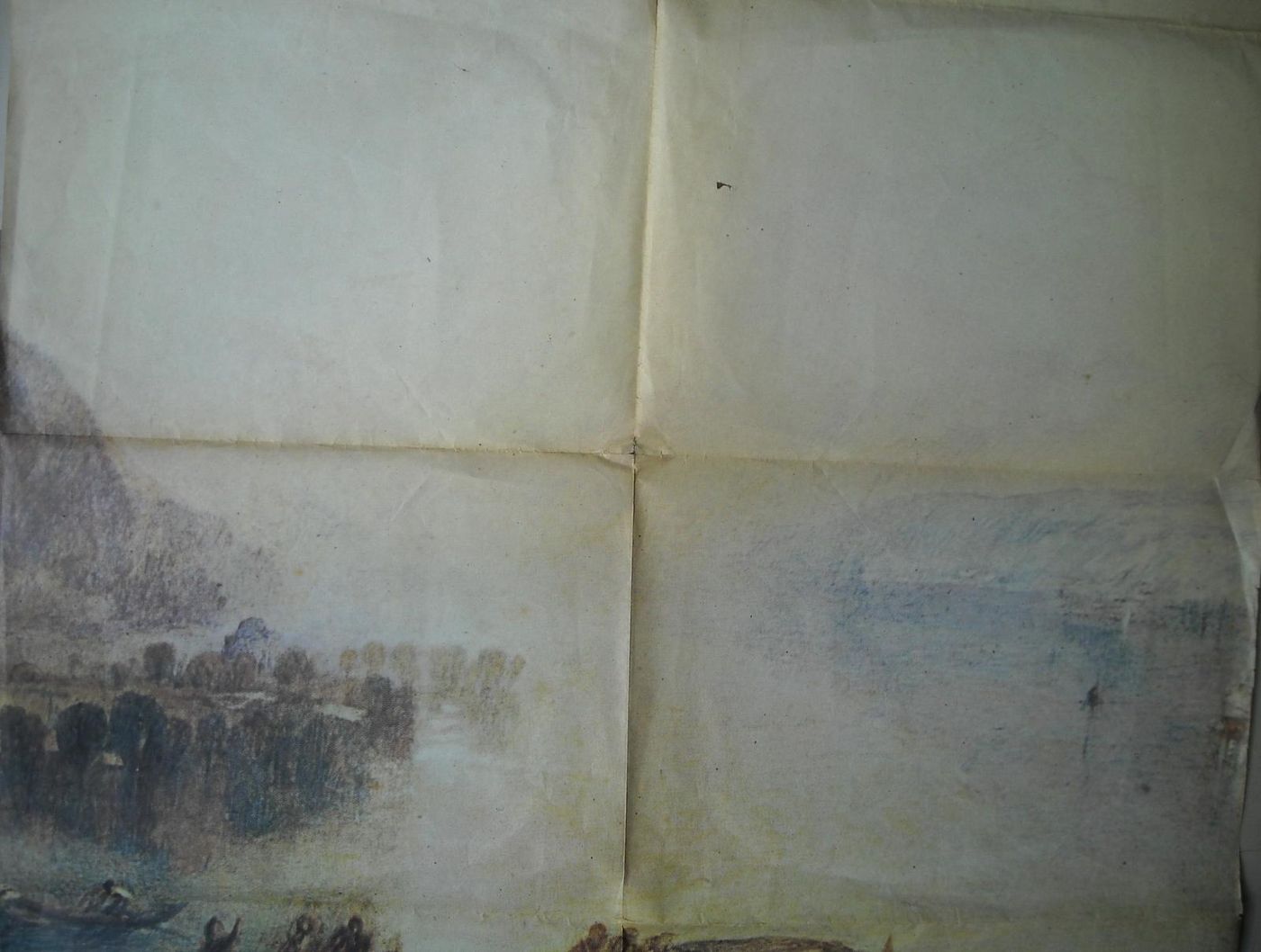 Manifesto Mostra J.M.W. Turner, Galleria Nazionale d'Arte Moderna, Roma