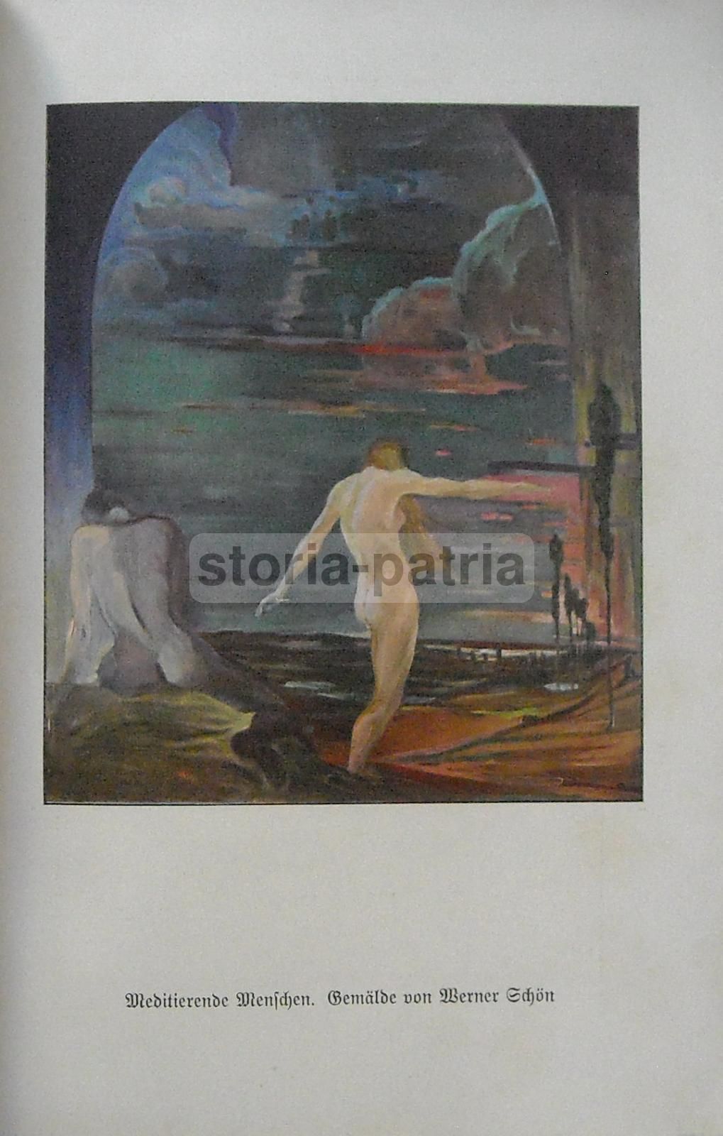 Werner Schon, Stampa Originale 1928, Simbolismo Tedesco
