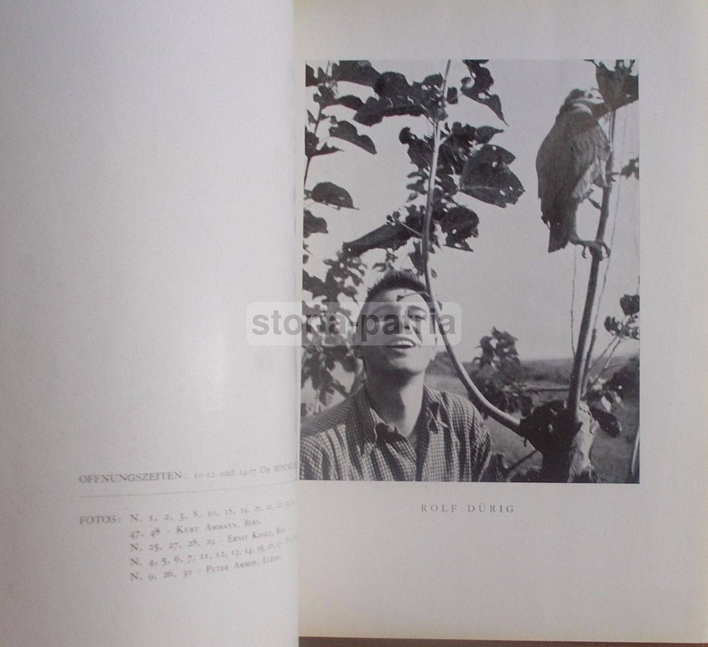 Catalogo Rolf Durig 1954 Kunstmuseum Luzern Autografato