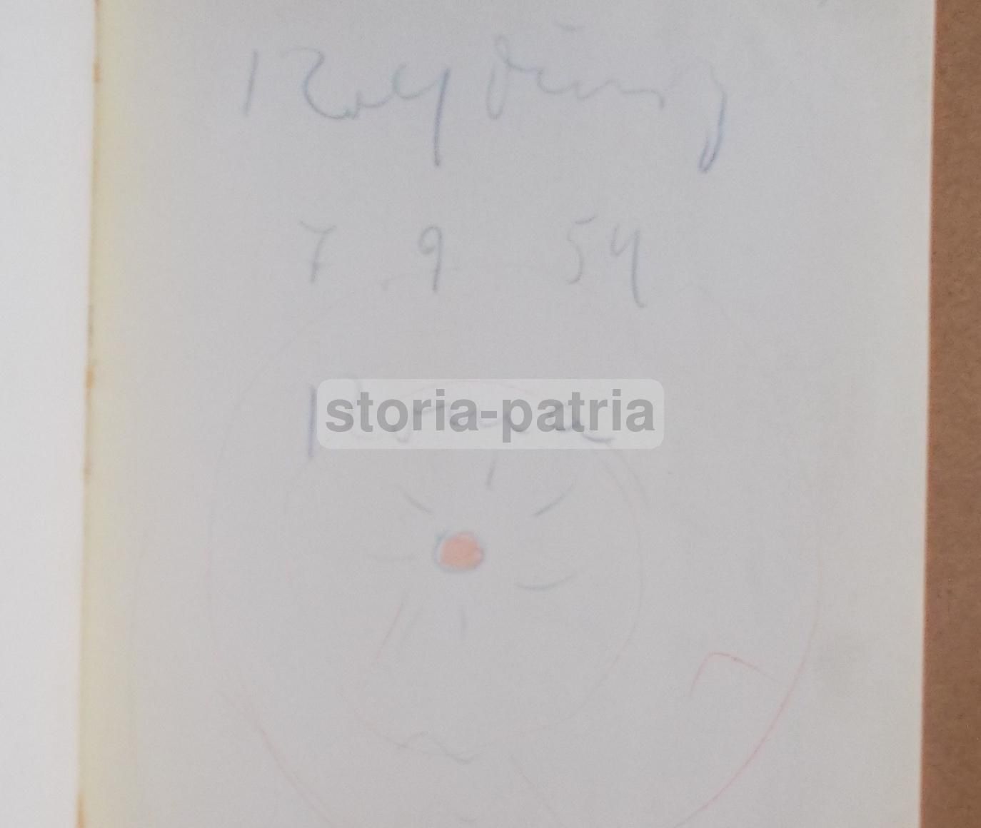Catalogo Rolf Durig 1954 Kunstmuseum Luzern Autografato