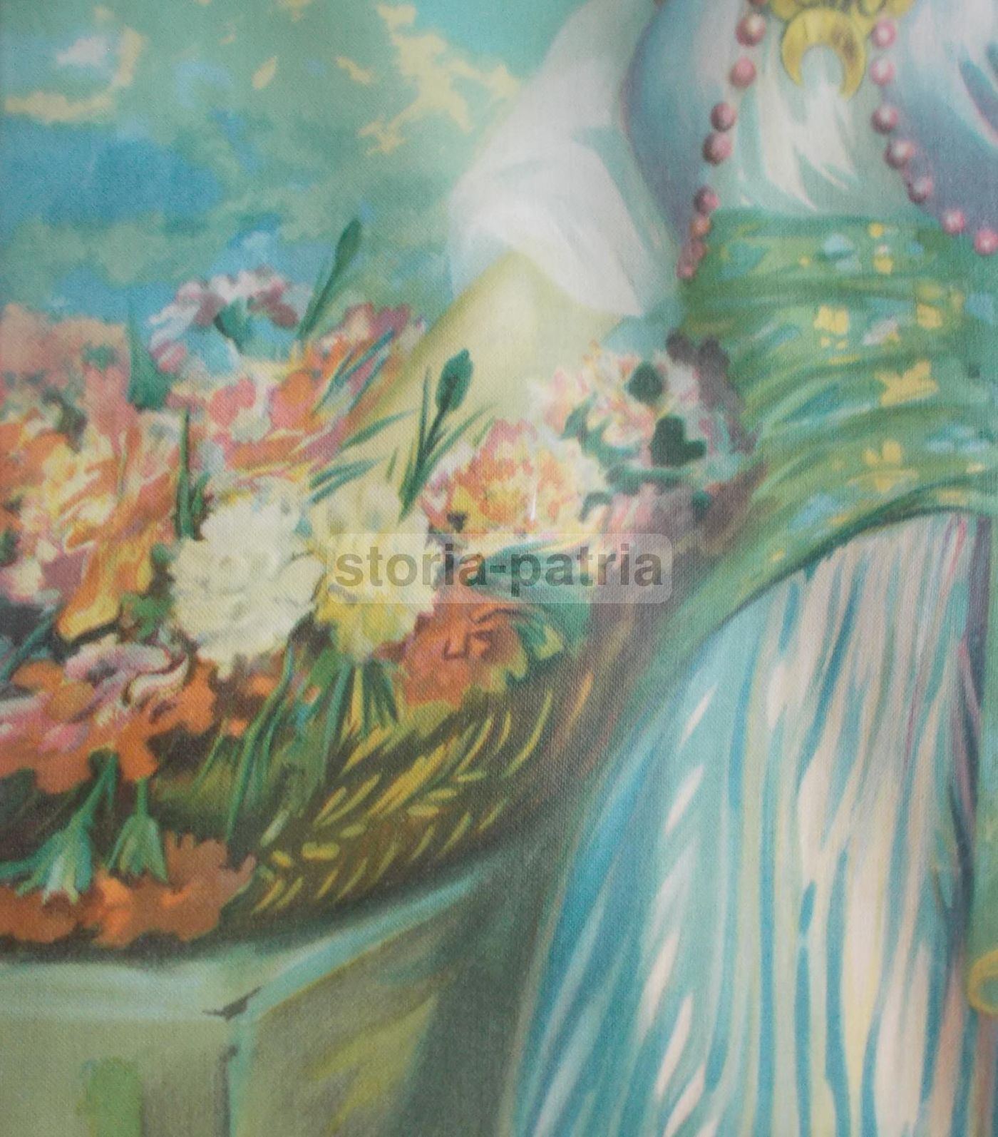Stampa Cromolitografica Giovane Gitana, Giovanni Guerzoni, Primi '900