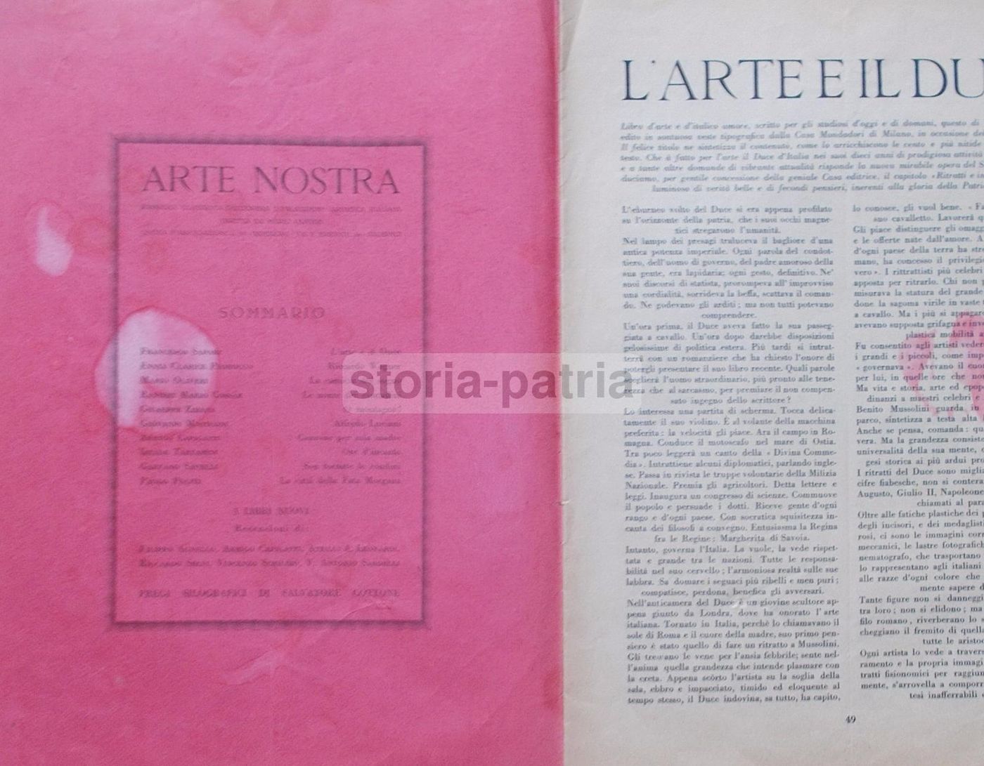 Arte Nostra 1933 Rassegna Illustrata Diretta Da Mario Oliveri