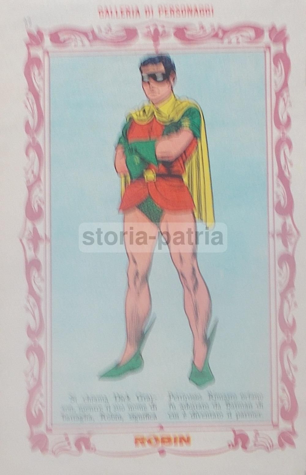 Stampa Vintage Robin Dick Grayson Illustrazione Anni 50 Batman