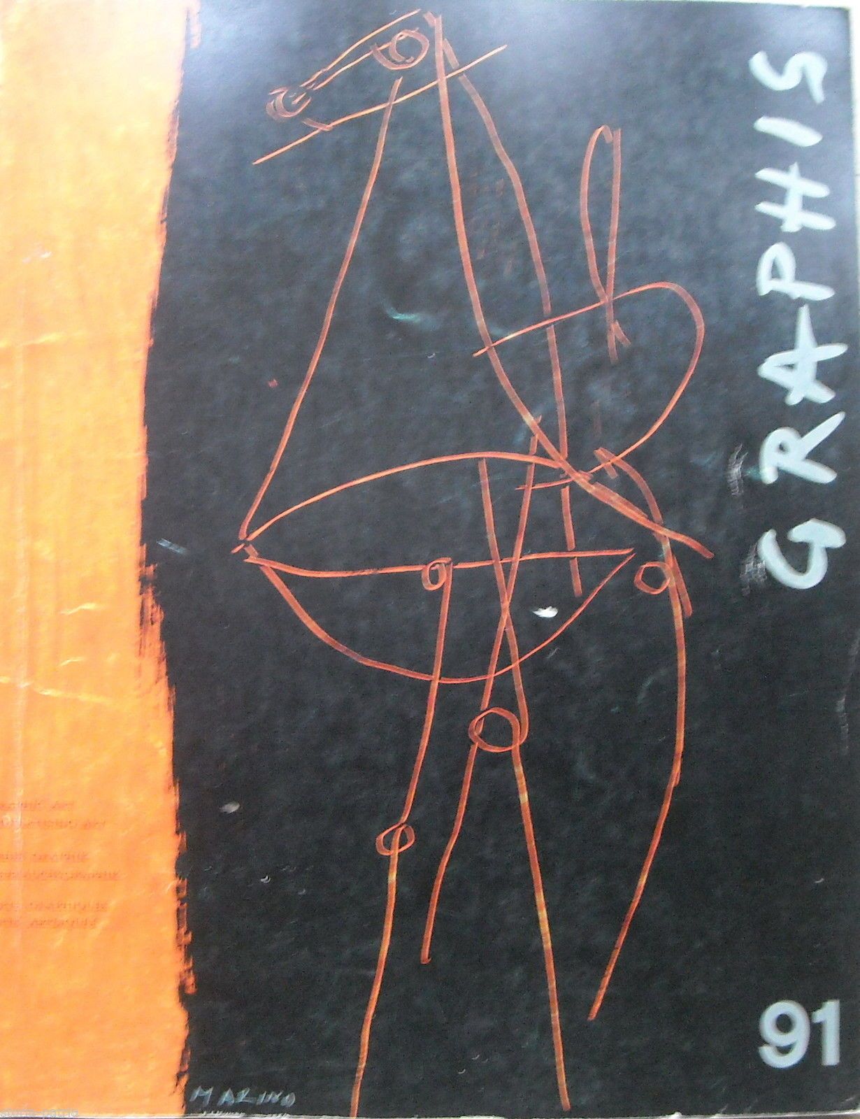 Graphis 91, 1960: Marino Marini, Picasso, Gillo Dorfles E L'Arte Grafica