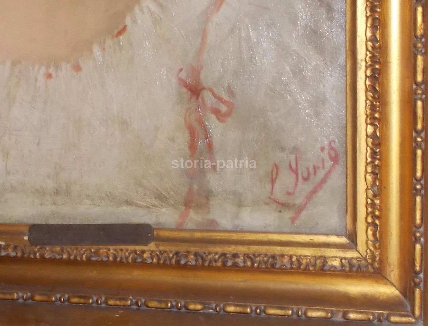 Ritratto Di Popolana, Olio Su Tela, Pio Joris, XIX Secolo