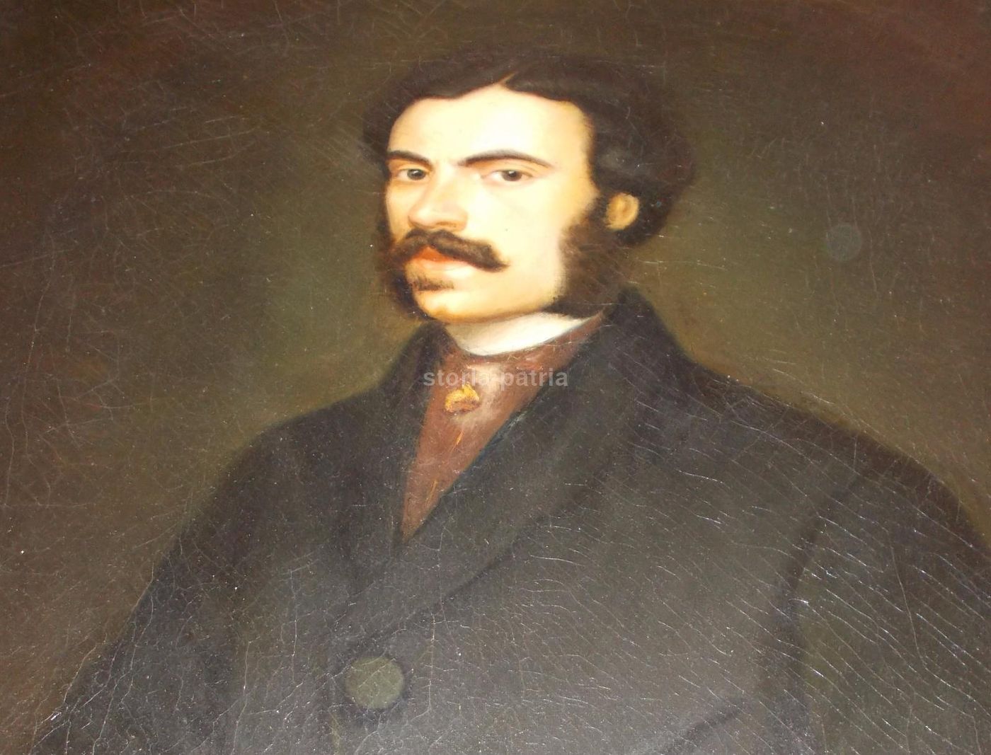 Ritratto Di Gentiluomo, Olio Su Tela, XIX Secolo, 76x63 Cm