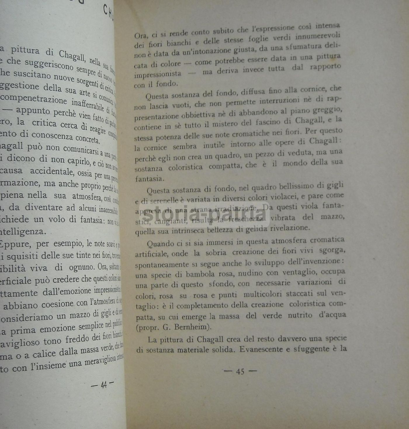 Rivista Orsa 1934: Menzio, Spazzapan, Chagall, Biennale Di Venezia. Rara.