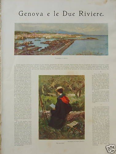 Genova E Le Due Riviere Liguri Primo '900, Achille Tedeschi