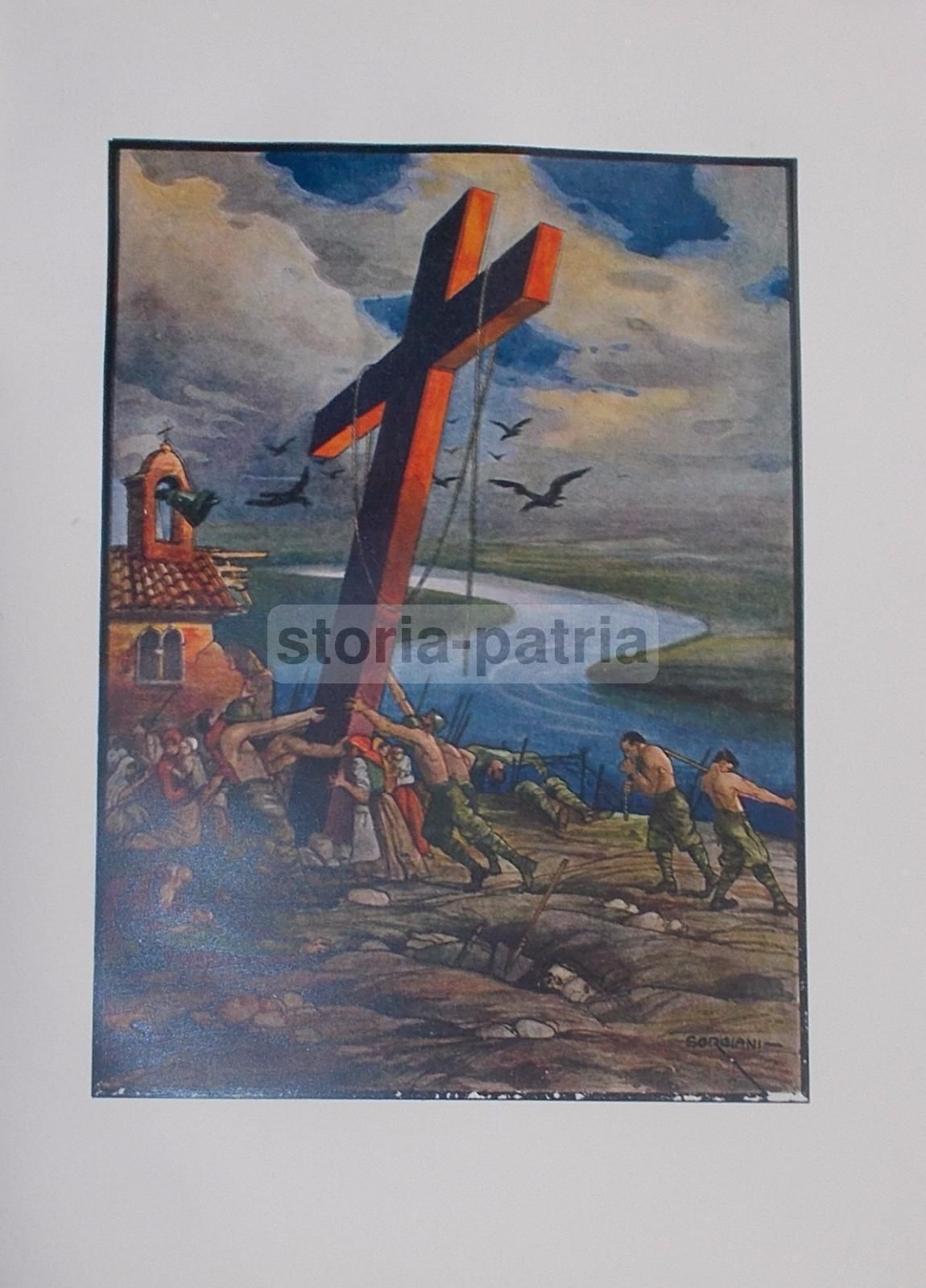 Illustrazione Allegorica "La Passione" Di Giuseppe Sorgiani, Anni '30