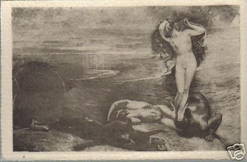 Cartolina Sartorio: La Gorgona E Gli Eroi, Galleria d'Arte Moderna