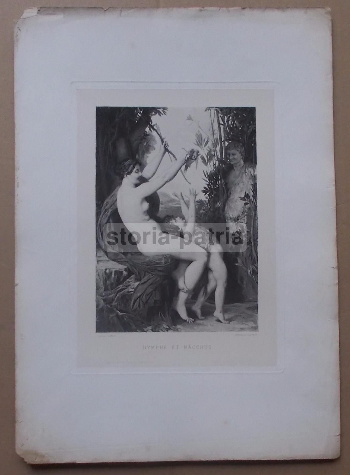 Nymphe Et Bacchus: Scena Mitologica Di Lefebvre