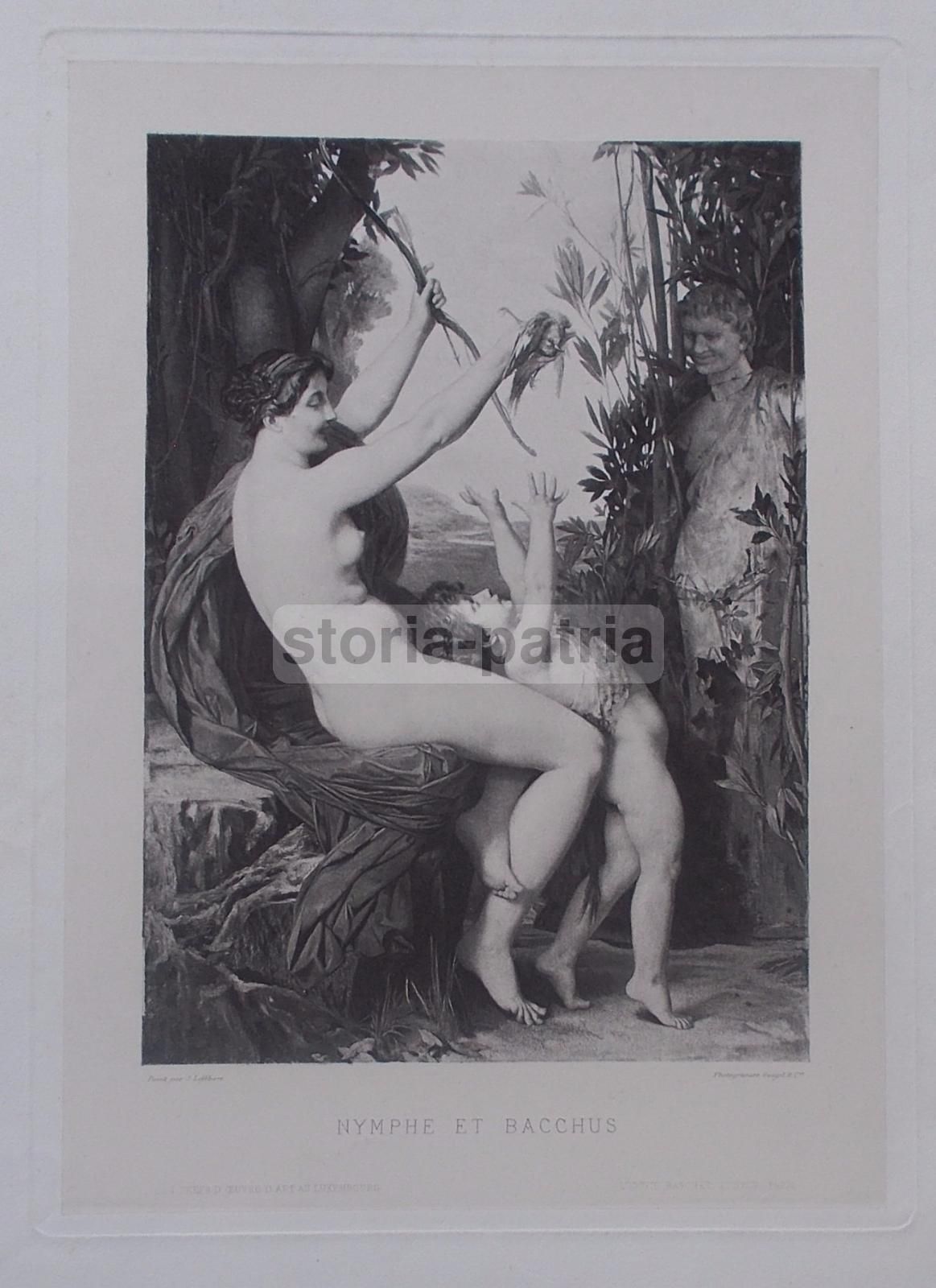 Nymphe Et Bacchus: Scena Mitologica Di Lefebvre