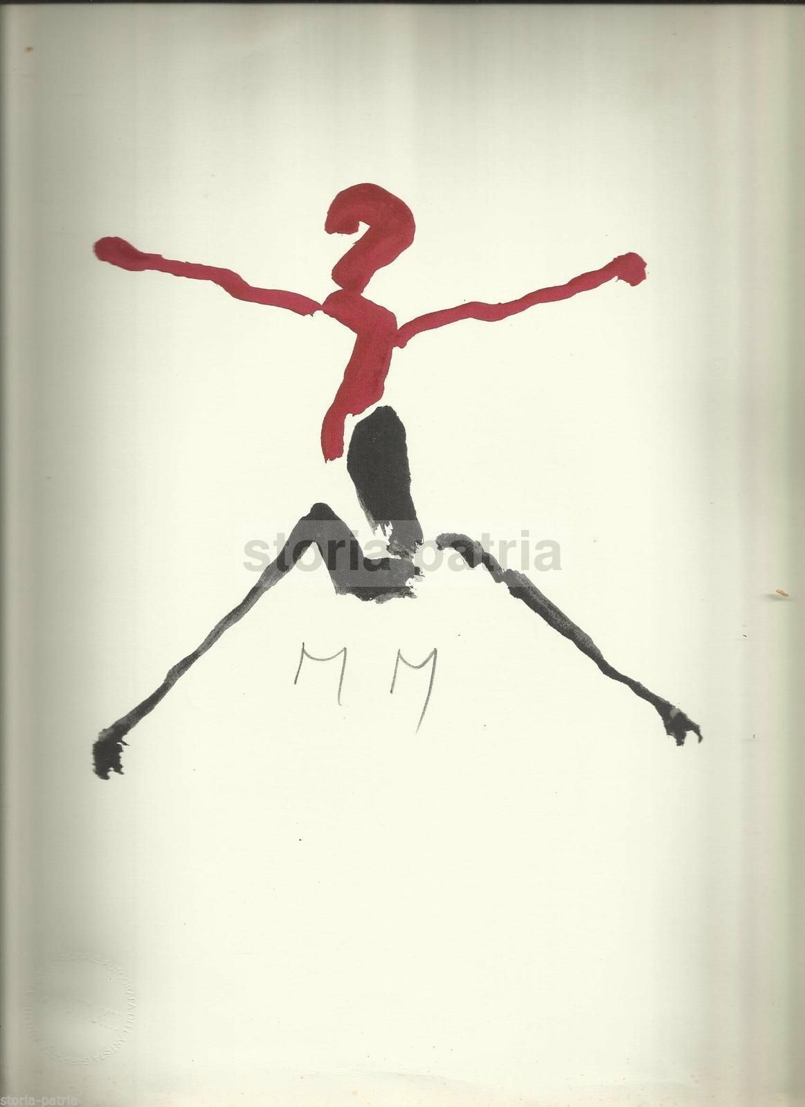 Marino Marini, Lettera X, Bolaffiarte, Grafica Offset, Anni '70 '80