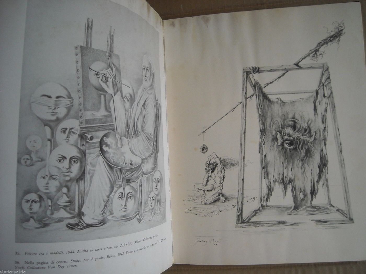 Fabrizio Clerici Monografia Raffaele Carrieri (Electa) E Architettura Italiana Oggi (Hoepli), 1955