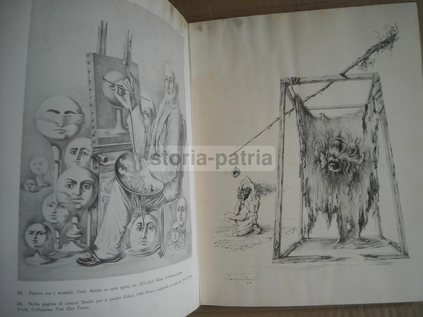 Fabrizio Clerici Monografia Raffaele Carrieri (Electa) E Architettura Italiana Oggi (Hoepli), 1955