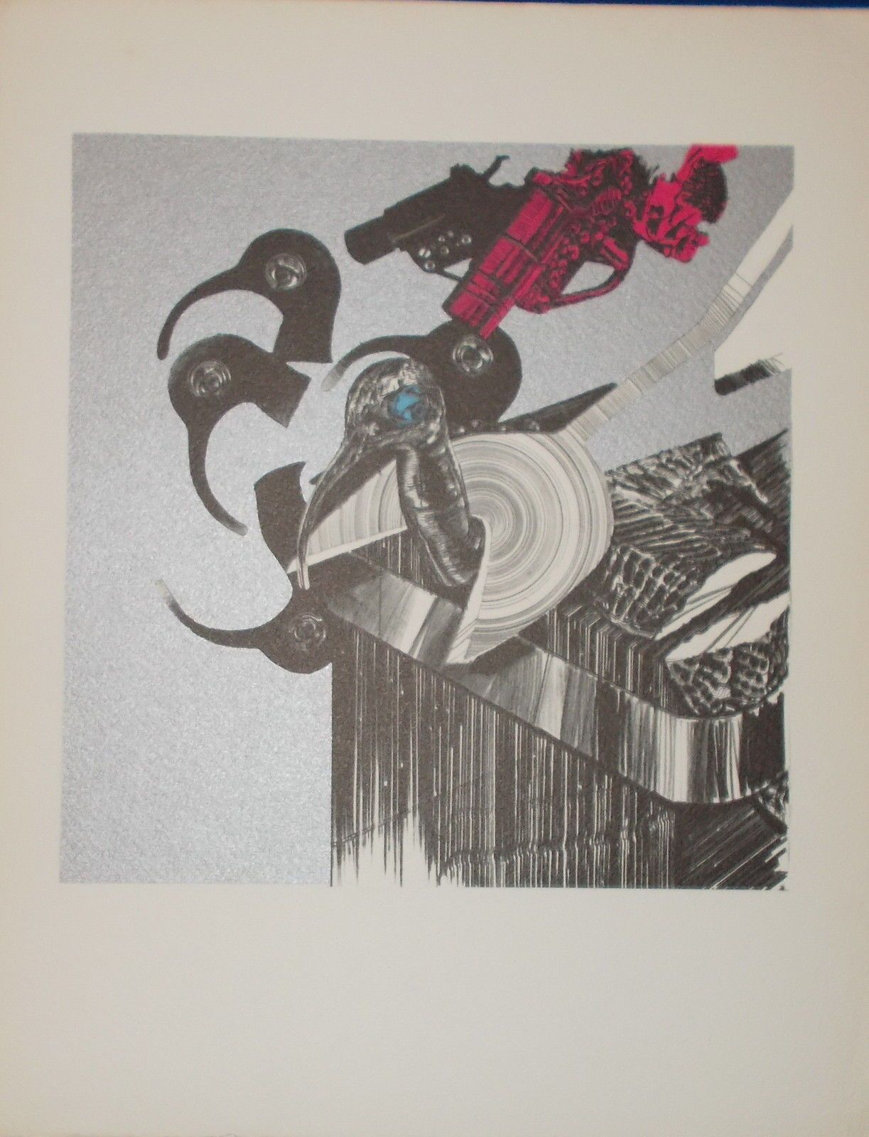 Valeriano Trubbiani, Scena Venatoria, Bolaffiarte 1972, Litografia