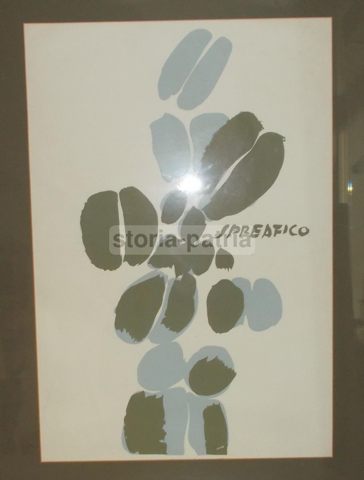 Opera Informale Leonardo Spreafico Anni '70 Composizione Floreale