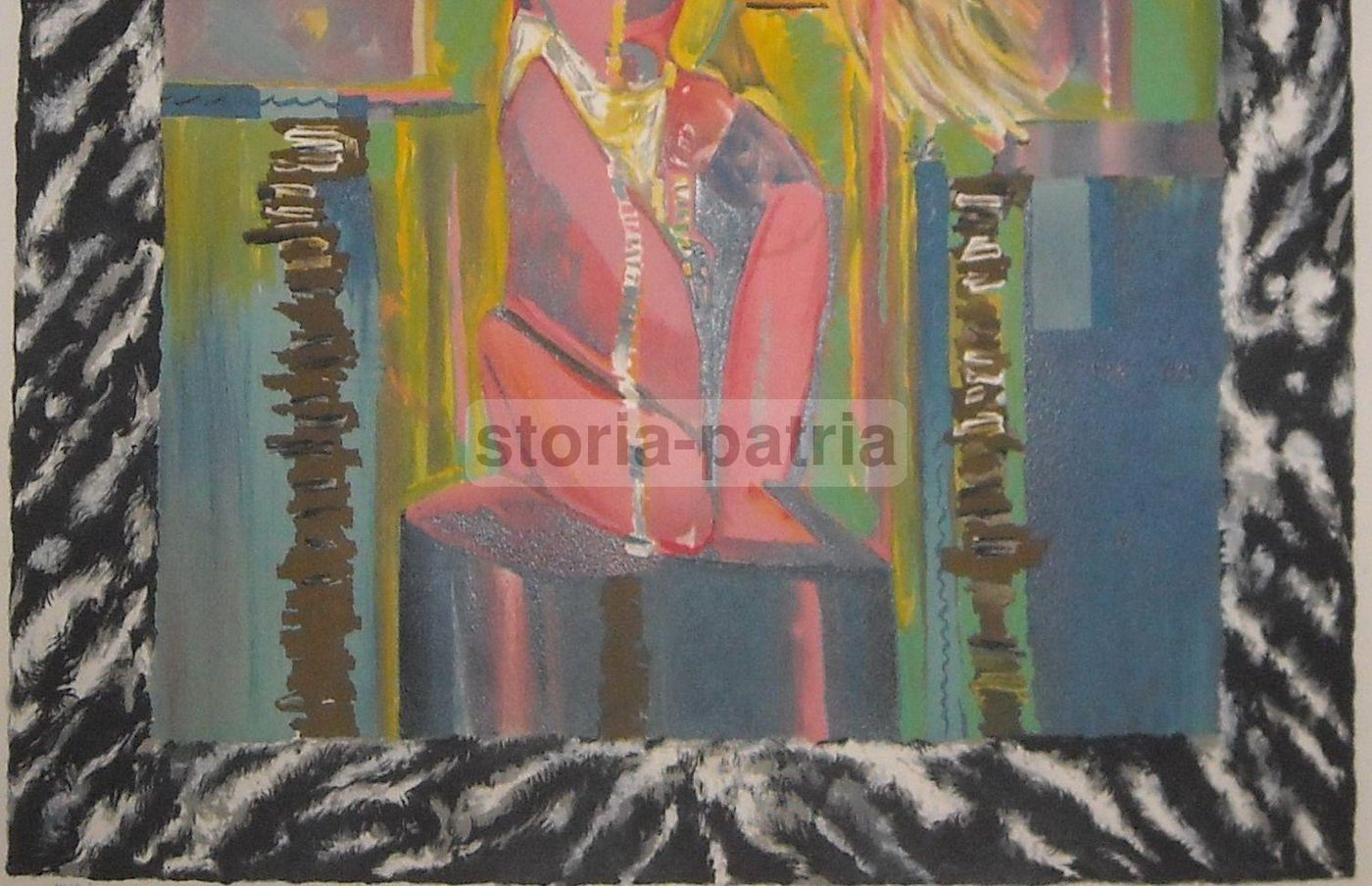 Opera Grafica Sandro Chia Transavanguardia Anni '70 '80 Firmata