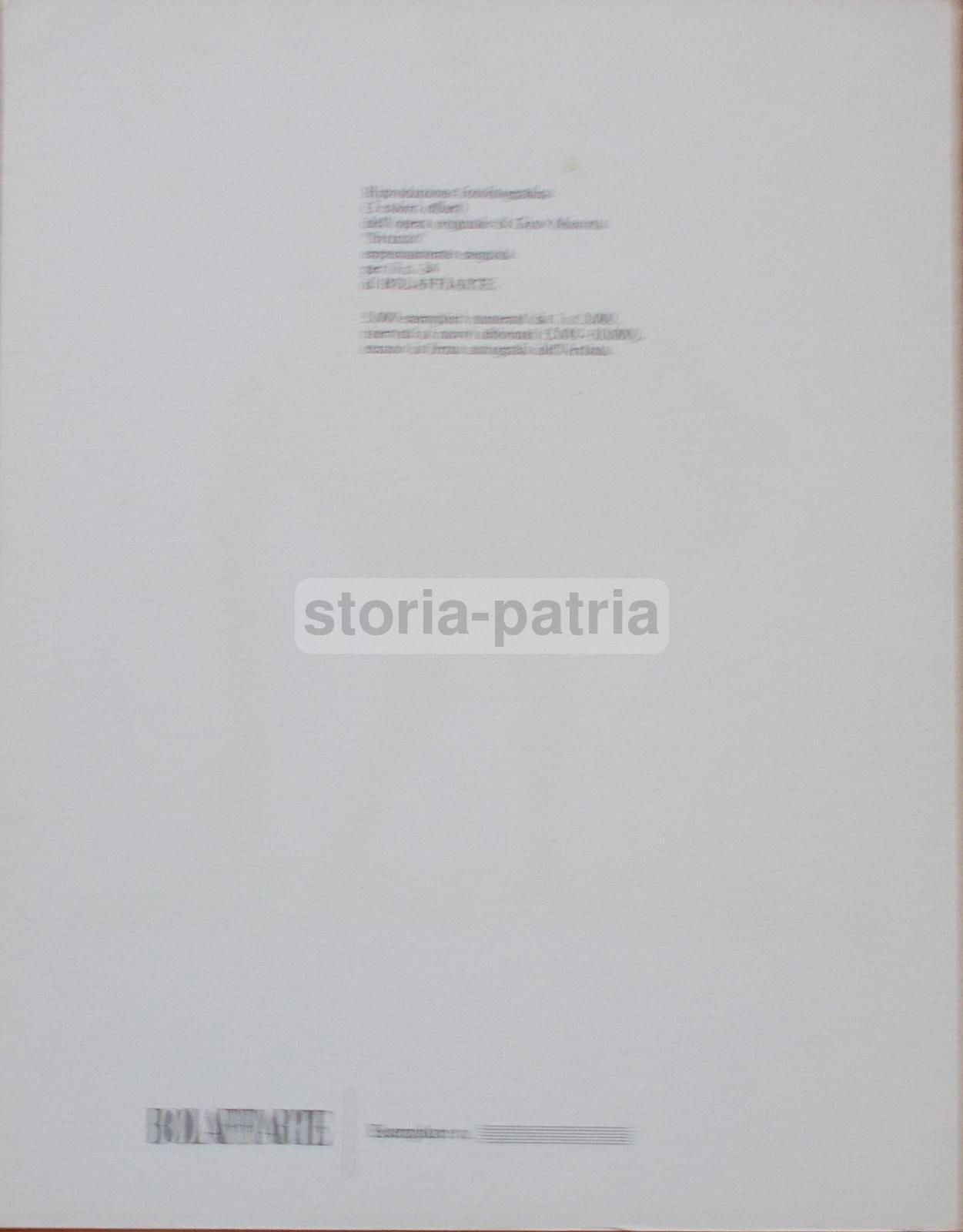 Gino Marotta, Struzzo. Stampa Fotolitografica, Bolaffi Arte, Anni '70.