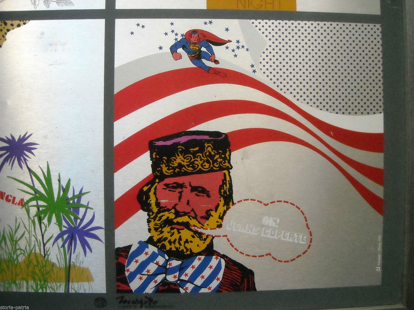 Grafica Pubblicitaria Marzotto Coperte 1974 Nicola Russo Garibaldi