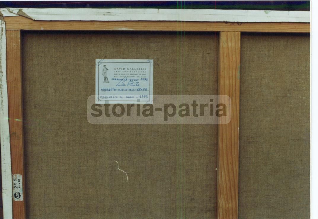 Dipinto Aragosta Francesco Di Naro 1973 Olio Su Tela 65x75 Cm