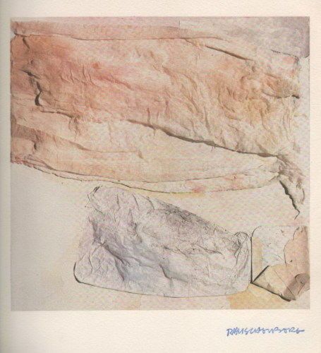 Robert Rauschenberg: I Cinque Sensi   Il Tatto. Stampa Bolaffiarte (anni '70 '80)