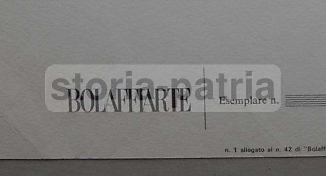 Robert Rauschenberg: I Cinque Sensi   Il Tatto. Stampa Bolaffiarte (anni '70 '80)