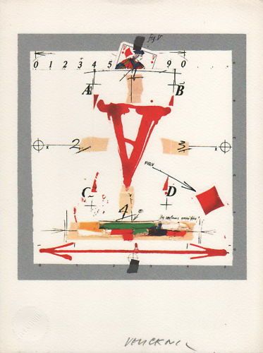 Vladimir Veličković, Grafica Fante Di Quadri Per Bolaffiarte