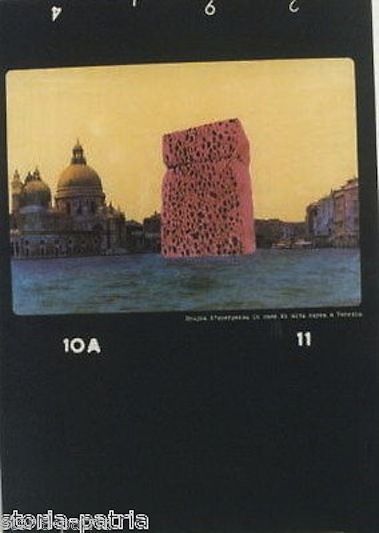 Fabrizio Plessi, "Spugna Di Emergenza In Caso Di Alta Marea A Venezia". Opera Grafica, Anni '70