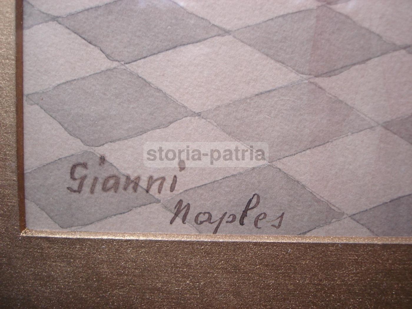 Dipinto Di Interno Con Salotto Aristocratico, Pianoforte E Arpa