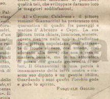 Veduta Di Capri, Dipinto A Olio Di Ilio Giannaccini, 1920 1930, Arte Napoletana