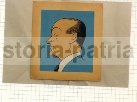 Caricatura Di Vincenzo Gemito Di Umberto Onorato, Disegno Originale, Napoli