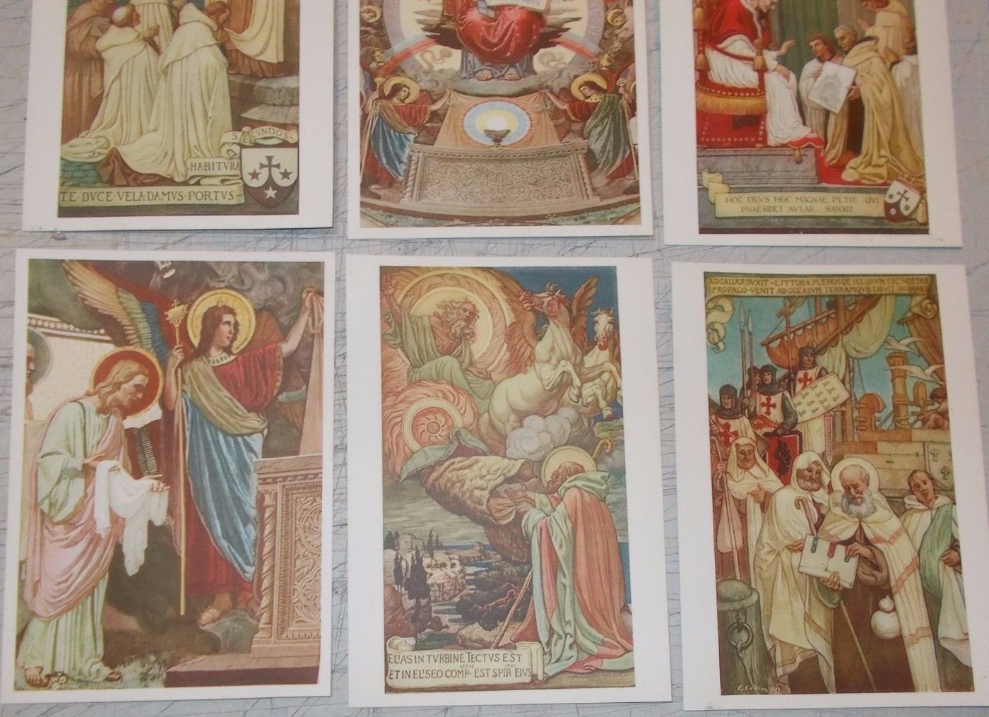L'Arte Nella Chiesa Del Corpus Domini, Milano: 12 Cartoline Degli Affreschi Di Eugenio Cisterna