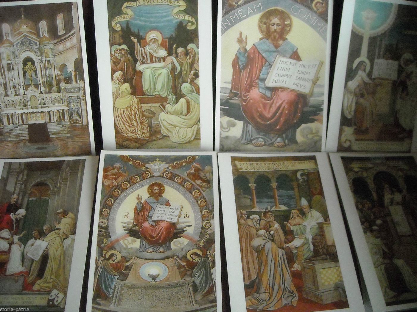 L'Arte Nella Chiesa Del Corpus Domini, Milano: 12 Cartoline Degli Affreschi Di Eugenio Cisterna
