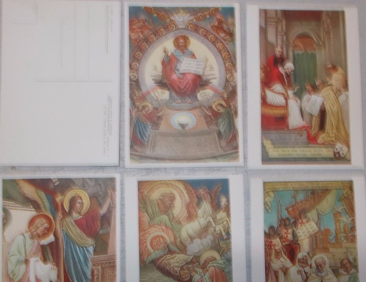 L'Arte Nella Chiesa Del Corpus Domini, Milano: 12 Cartoline Degli Affreschi Di Eugenio Cisterna