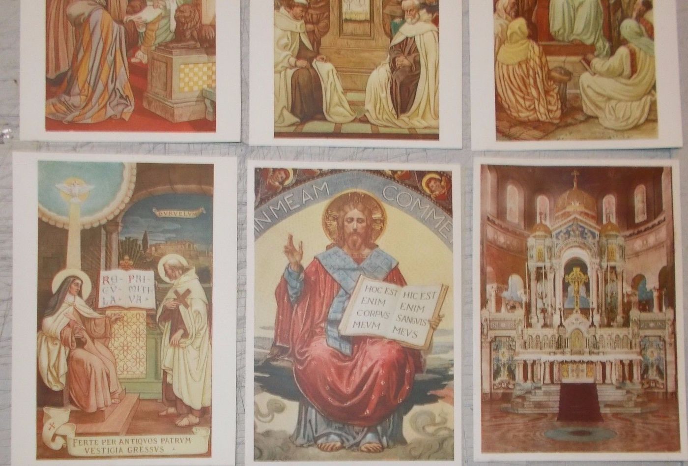 L'Arte Nella Chiesa Del Corpus Domini, Milano: 12 Cartoline Degli Affreschi Di Eugenio Cisterna