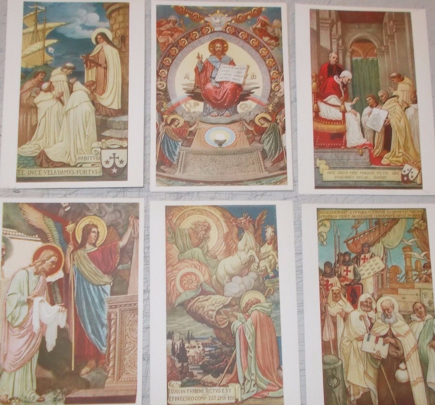 L'Arte Nella Chiesa Del Corpus Domini, Milano: 12 Cartoline Degli Affreschi Di Eugenio Cisterna