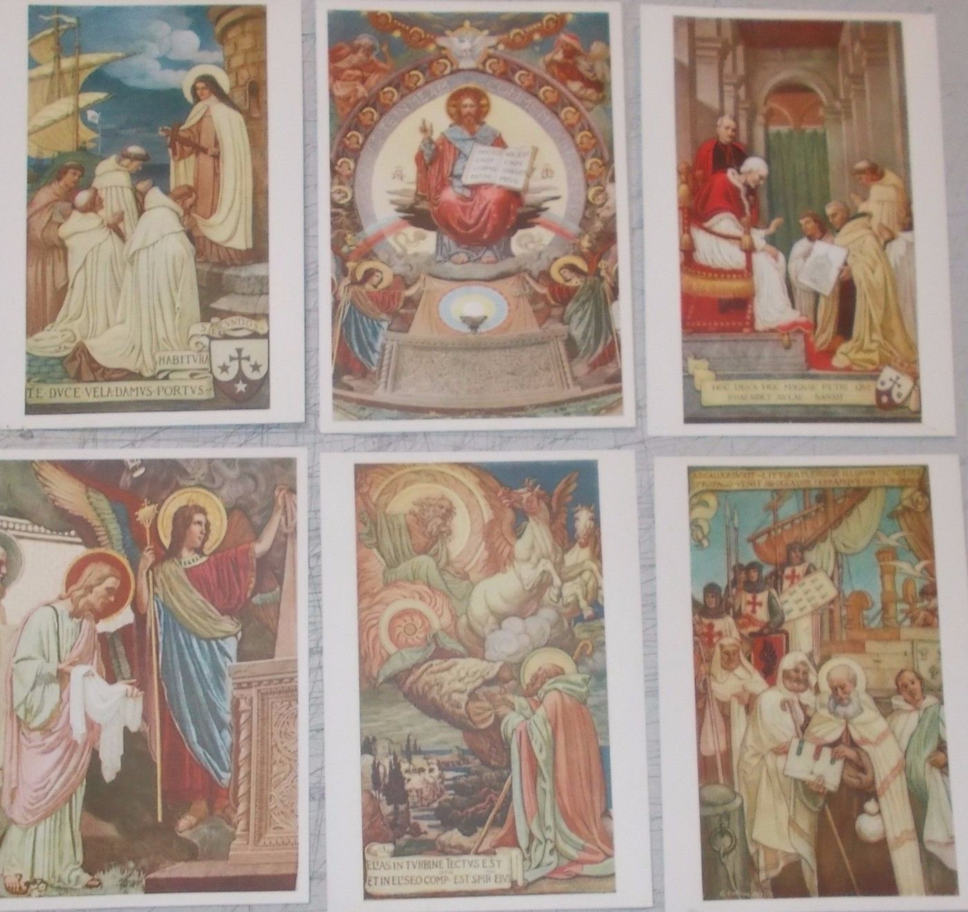 L'Arte Nella Chiesa Del Corpus Domini, Milano: 12 Cartoline Degli Affreschi Di Eugenio Cisterna