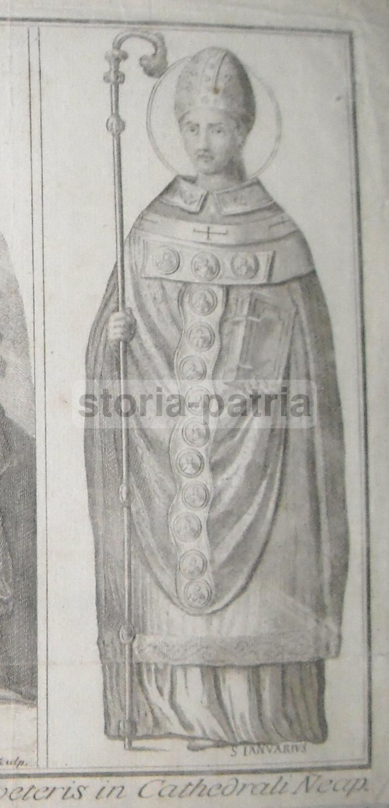 Incisione Cattedrale Napoli, San Gennaro E Sant'Attanasio, Gaultier