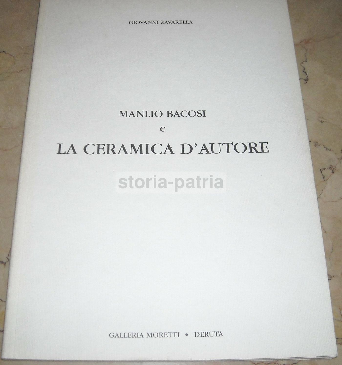 Manlio Bacosi E La Ceramica d'Autore. Deruta, Galleria Moretti