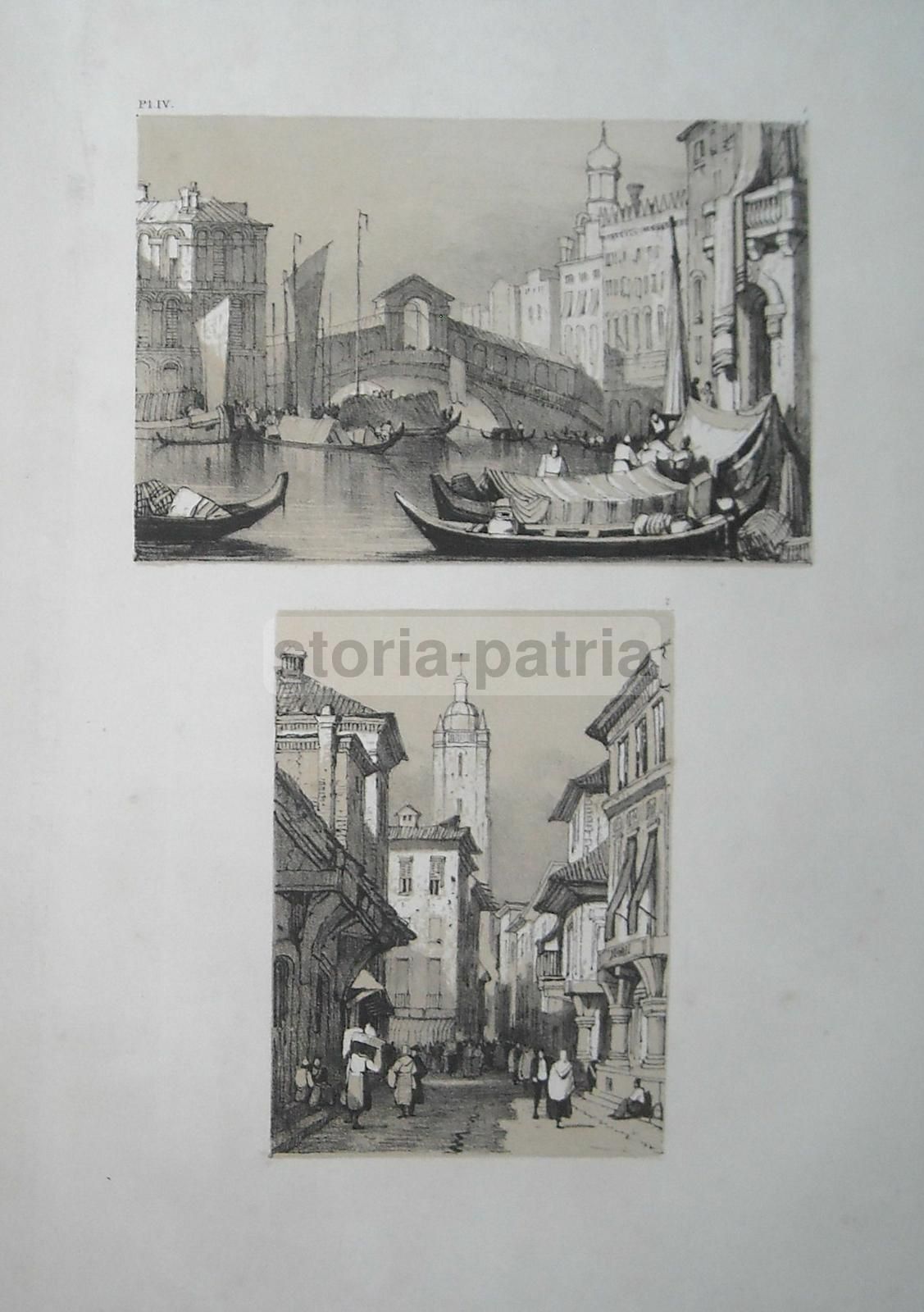 Samuel Prout, Hints On Light And Shadow, Pittura Di Paesaggio, Venezia, 1838