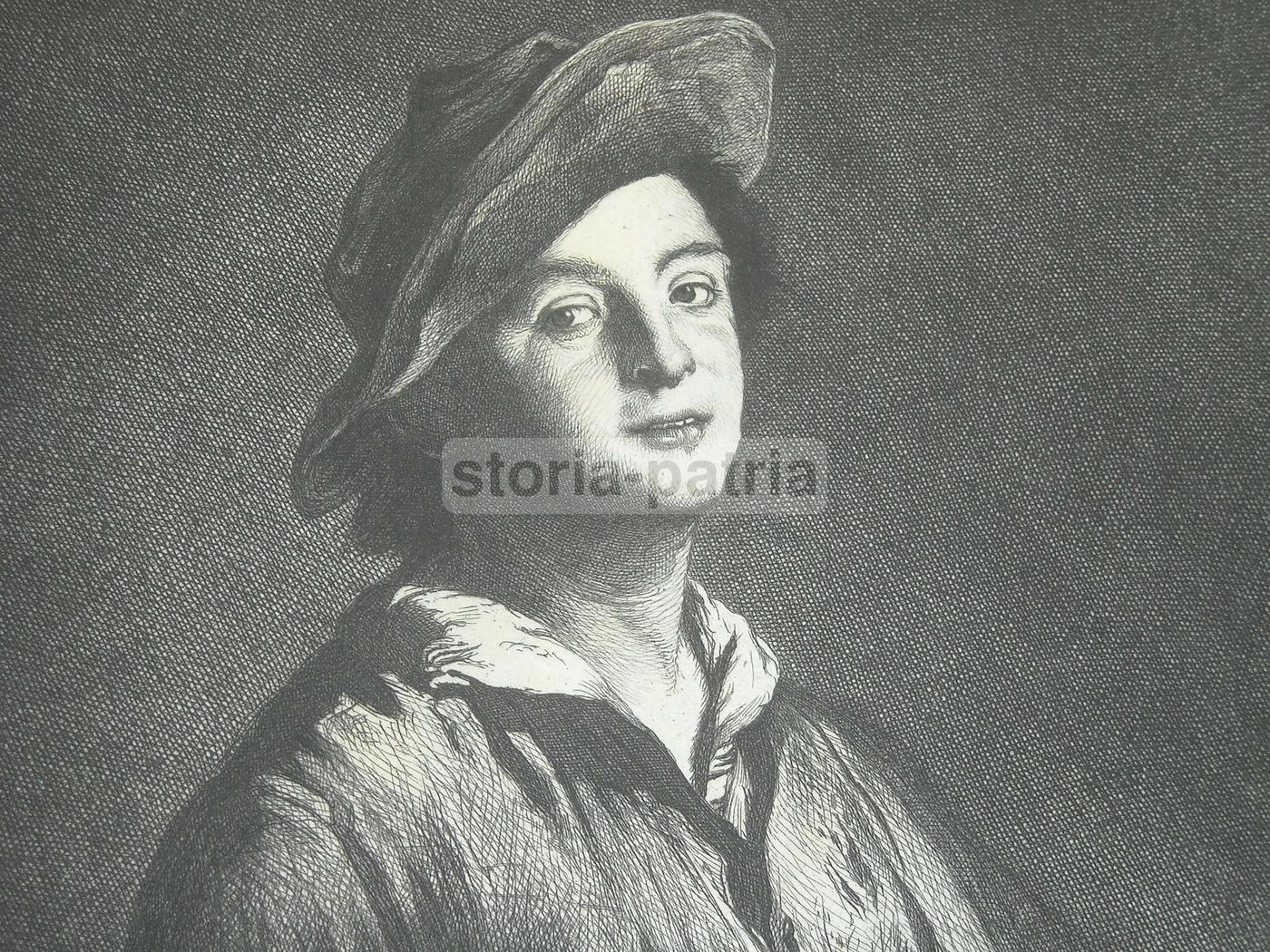 Acquaforte Antica Su Pergamena Di A. Masson Da Ribot, XIX Secolo