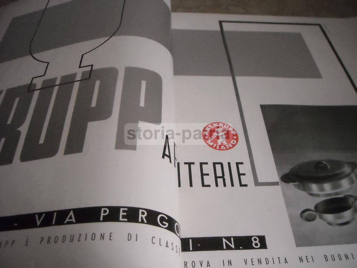 Italiani: Giò Ponti, Sinisgalli, 1937   Domus, Veronesi, Fiat, Cirio